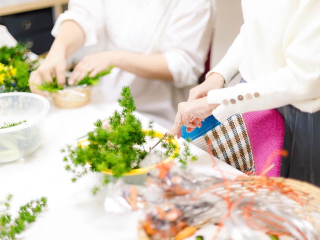 少人数で安心_お花の教室 ブーケドオリーブ