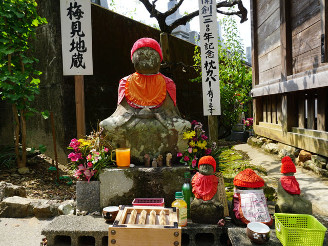 首から上にご利益のある梅見地蔵(うめみじぞう)様_四国第三十番 善楽寺
