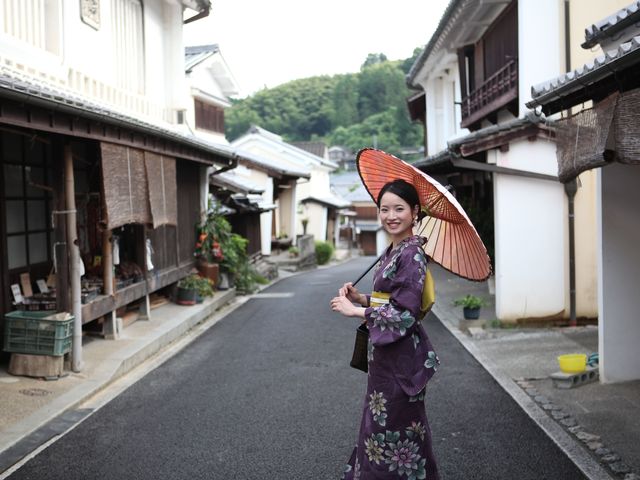 日市・護国の町並みを散策できます。_内子タクシー