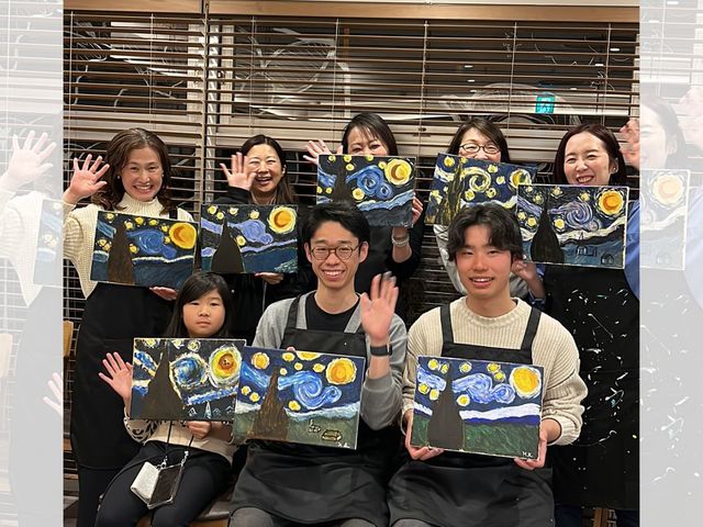 星月夜の集合写真_SAKE ART LAB.