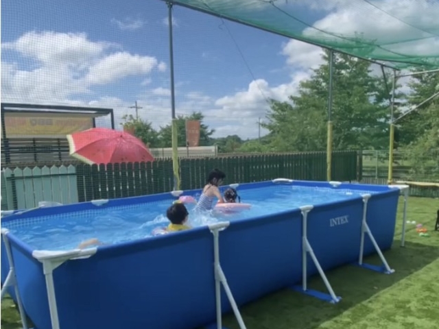 夏季限定 大型貸切プール2025.7.1〜9.30まで
詳細は7.1〜プラン詳細にて_ガーデンバーベキュー egg