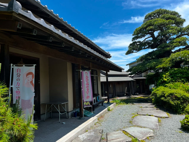 こちらの左手が入口です_自力整体教室【焼津・まつのき農園 母屋】