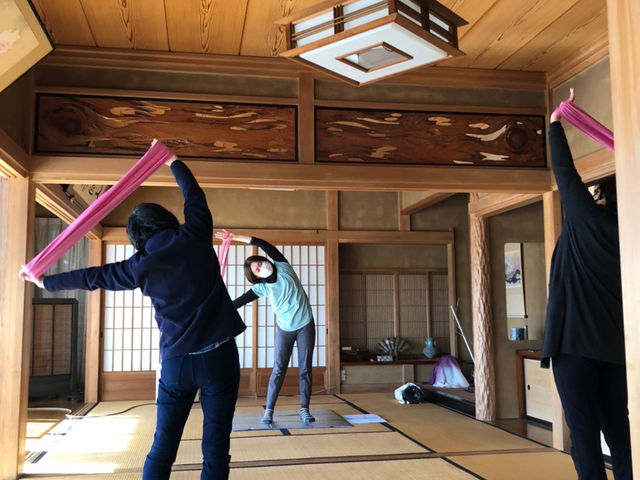 教室の様子_自力整体教室【焼津・まつのき農園 母屋】