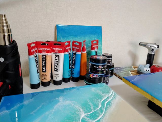 波アートを体験♪_OKINAWA Y.T レジンアート工房