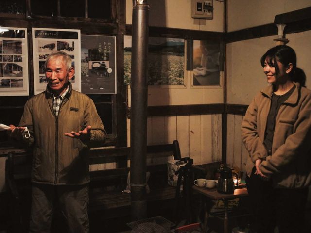 沼牛駅でのツアー紹介_トヅキ