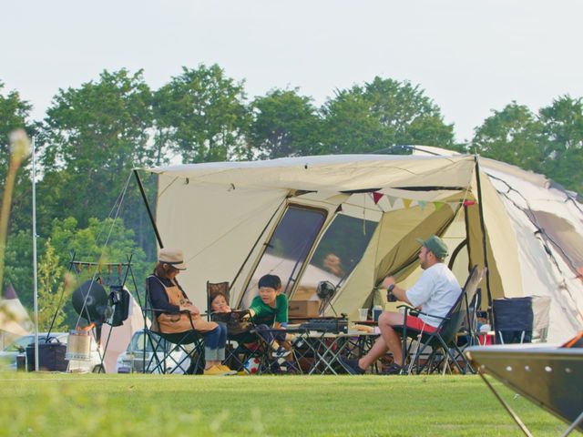 公園が隣接していますのでファミリーキャンプがおすすめです♪_HIBIKINADA CAMP BASE