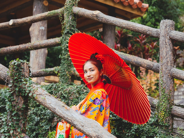 琉装着付体験♪_OKINAWA KIMONO家