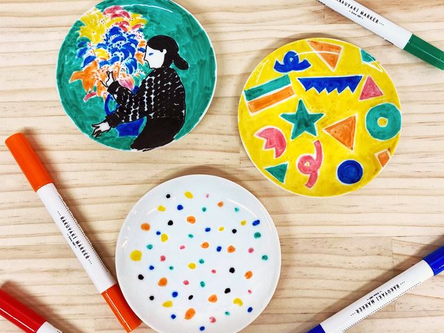 絵付け体験:入館いただいたお客様は無料で絵付け体験をお楽しみいただけます。_熱海山口美術館