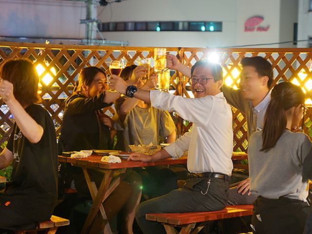 CAFE BAR rhyme ビアガーデンの写真1