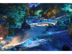 西の河原公園ライティングの写真1