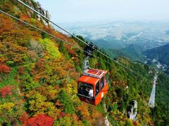 湯の山温泉の紅葉の写真1