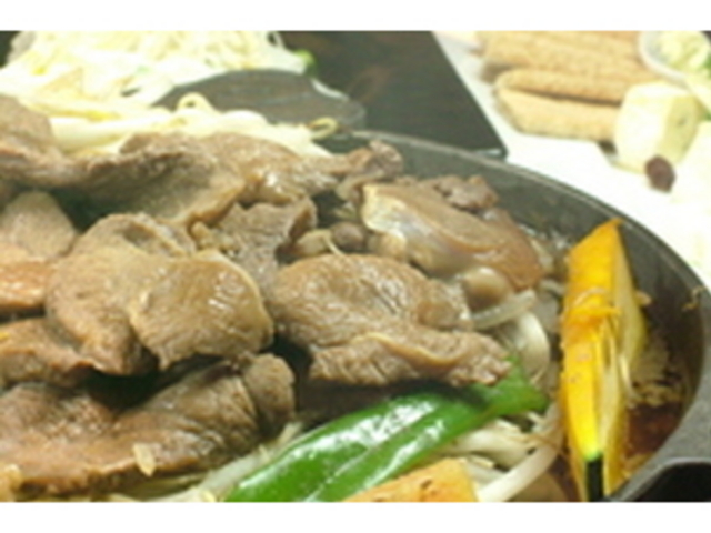 名物のジンギスカン_松尾ジンギスカン 旭川支店