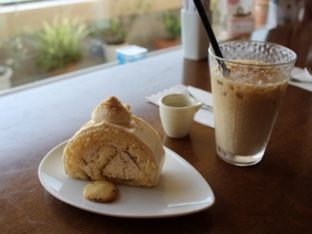 ロールケーキが数種類ありました。_カフェ・ド・マンマ