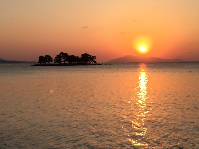 宍道湖の夕日_宍道湖夕日スポット