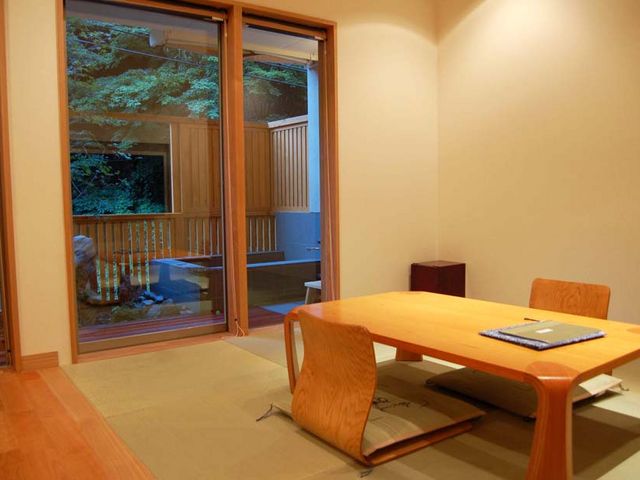 露天風呂付き部屋内_北白川天然ラジウム温泉