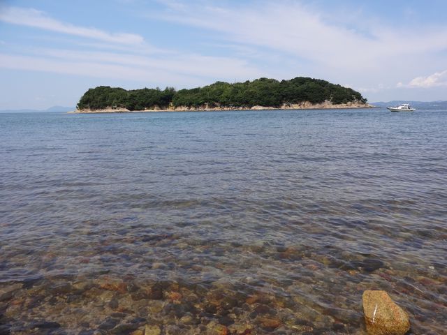 裏手の海です_大坂城残石記念公園