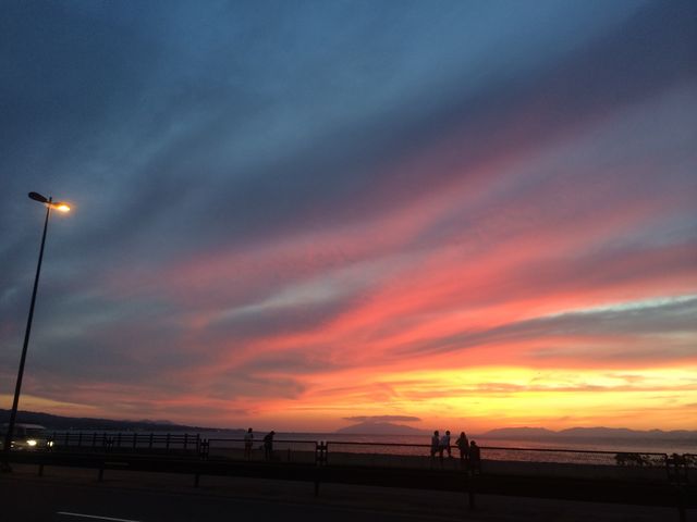 宍道湖の夕焼け_宍道湖夕日スポット