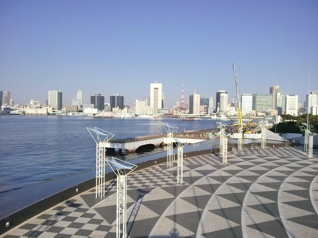 昼の晴海埠頭_晴海ふ頭公園