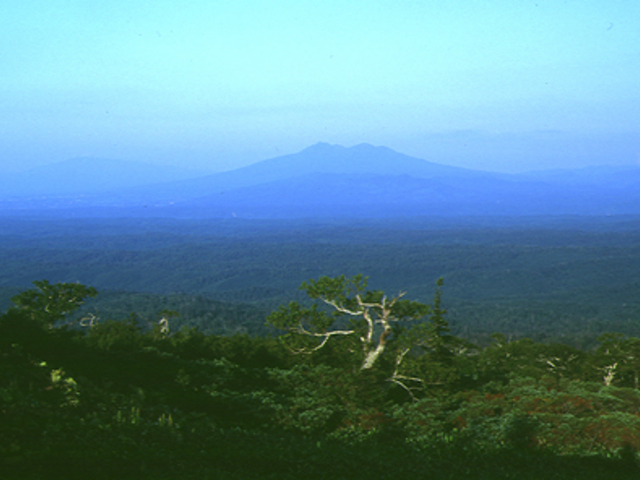 藻琴山から斜里岳方面_藻琴山
