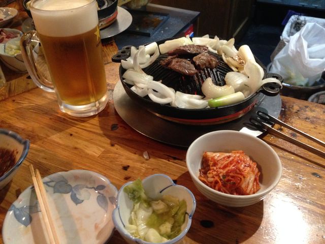 サッポロクラッシックとジンギスカン♪_成吉思汗 だるま支店