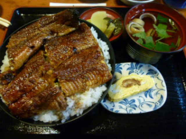 うなぎ丼中 ご飯中盛り_東山物産