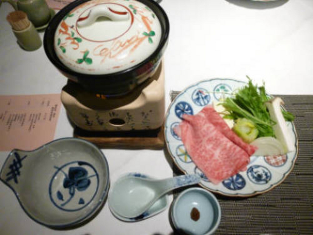 メインの近江牛しゃぶしゃぶ_びわ湖 花街道
