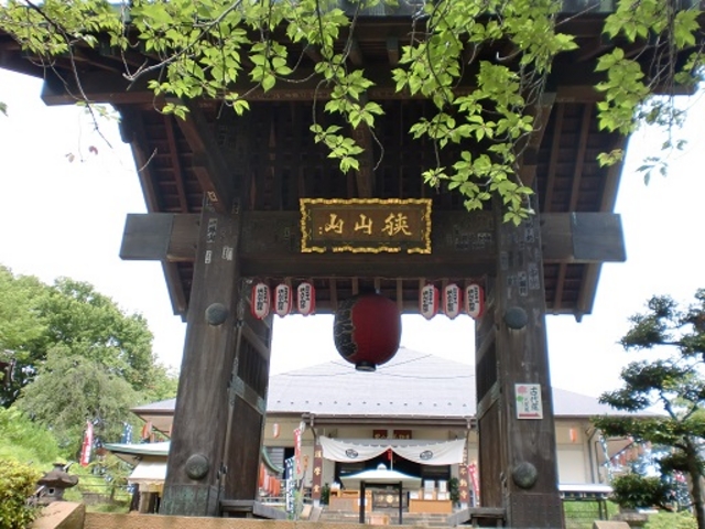 勅額門は増上寺より移設_狭山不動尊
