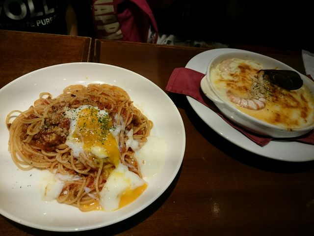 仙台味噌ミートソースと、シーフードドリア
_ITALICO エスパル仙台店