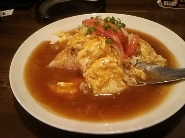 ボリュームある天津飯_好 ハオ HAO 高崎店 創作中華ダイニング
