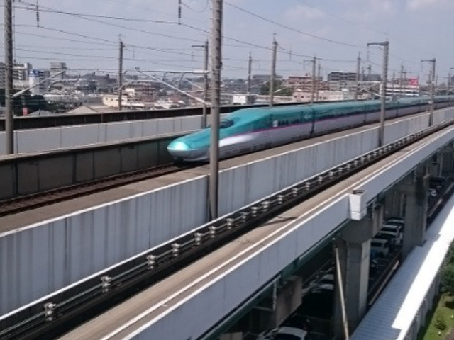 E5系(パノラマデッキ)_鉄道博物館