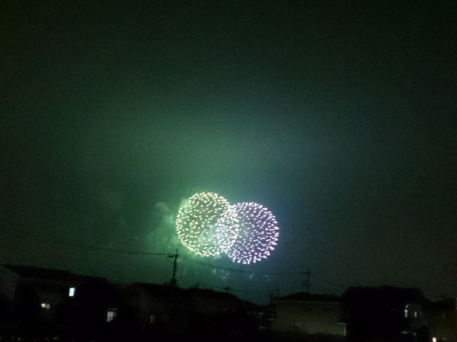道の駅玉村宿からの花火1_道の駅 玉村宿