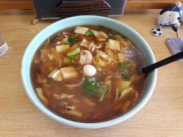 広東麺_河辺ドライブイン