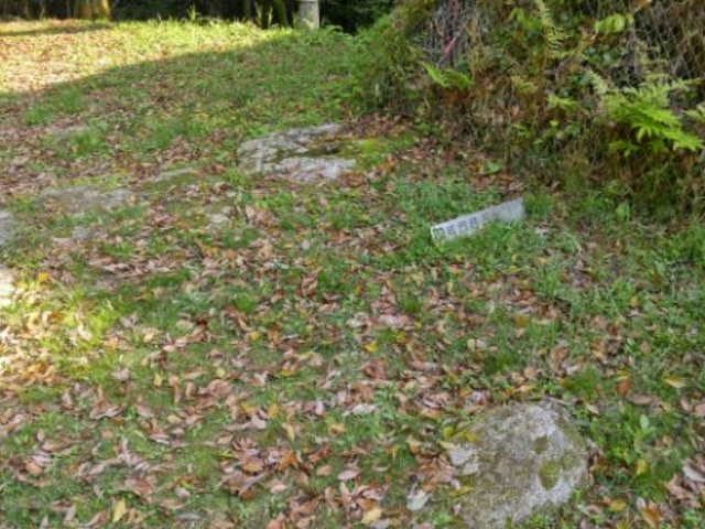 城門の礎石_大野城跡