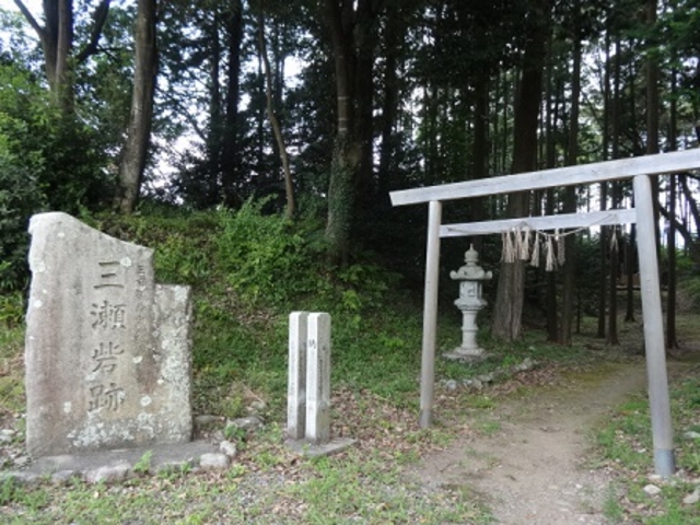 三瀬砦跡入口付近_三瀬砦跡