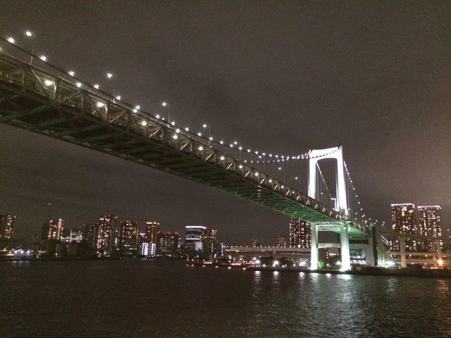 海上からのレインボーブリッジ_東京湾シンフォニークルーズ
