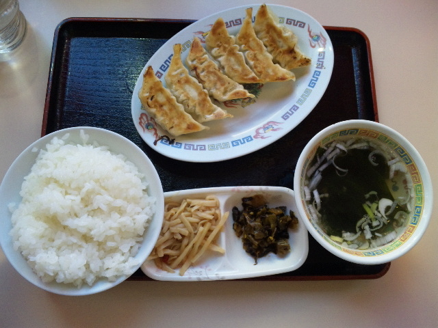 朝餃子セット・500円_宇都宮餃子館 中央店