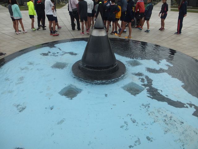 平和の火。_沖縄県営平和祈念公園