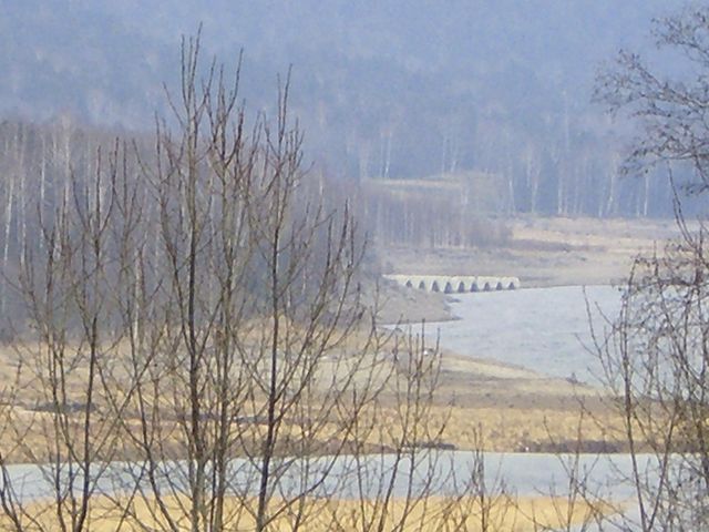 沈む前のタウシュベツ橋_糠平湖(体験観光)