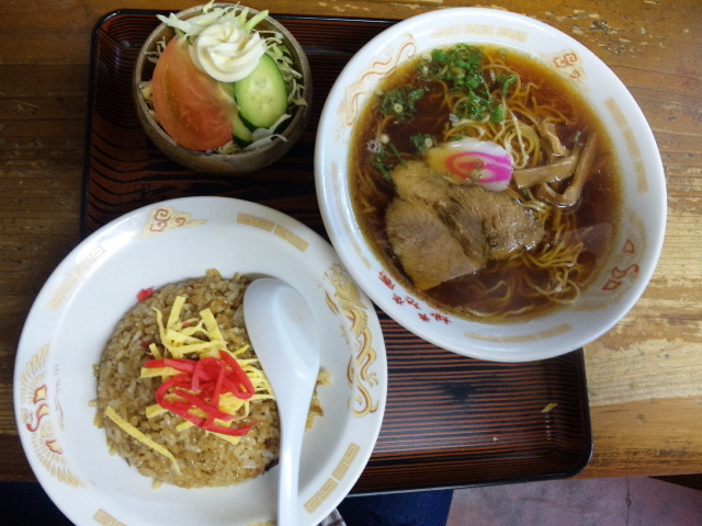 半チャンラーメンセット_桃花園本店