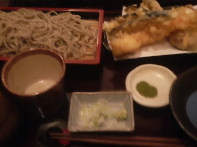 こちらは7月18日食べた天せいろ_酔蕎庵 楽食