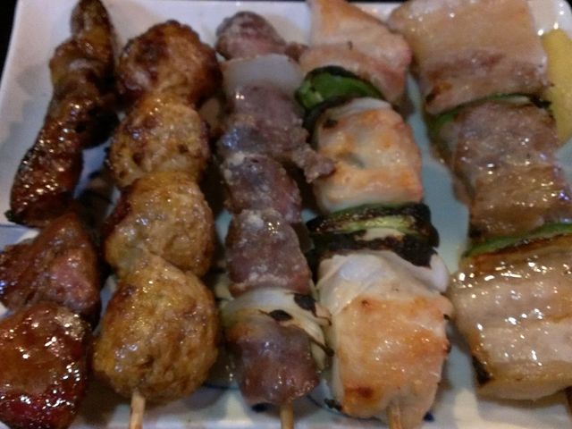 焼き鳥定食_大名仁和加