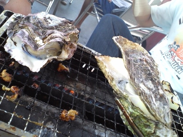 網焼き_柳橋ビアガーデン