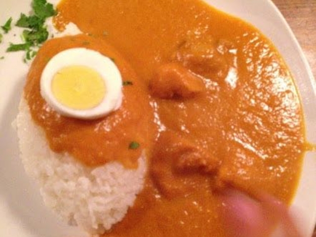 子供が食べたバターチキンカレー_カレー食堂 リトル・スパイス