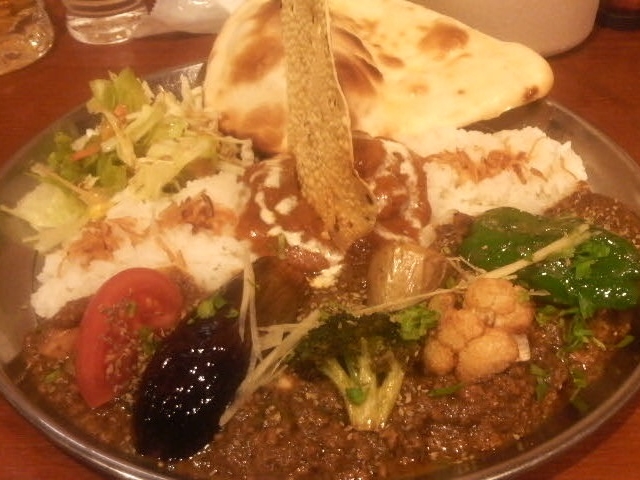 カレー堂の南インドプレート_カレー堂