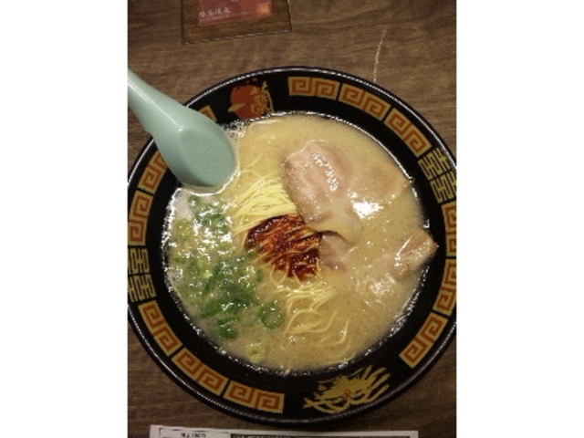 天然とんこつラーメン・790円_一蘭 静岡駅前店