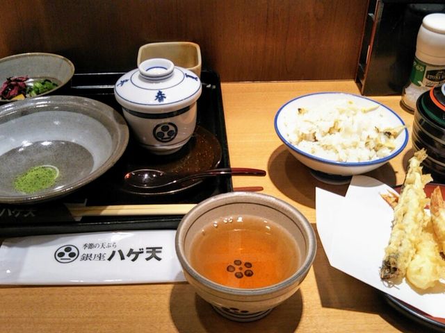 サービスセットです。_銀座ハゲ天 京都ポルタ店