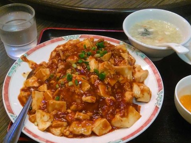 麻婆豆腐が美味しかったです。_栄華楼 品川グランドセントラルタワー店
