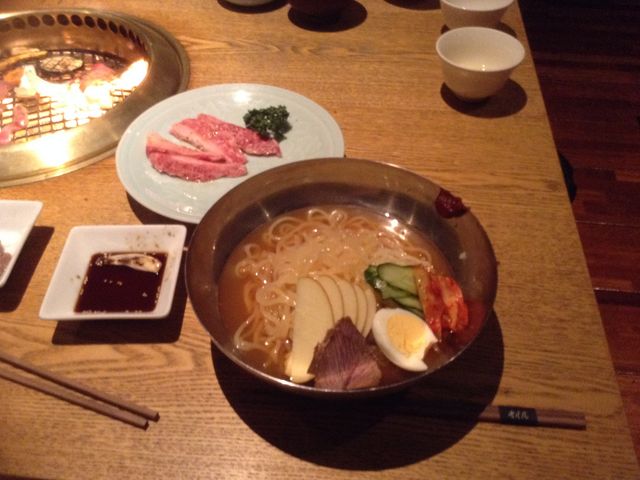 爽やかなスープの冷麺_雪月花 大野