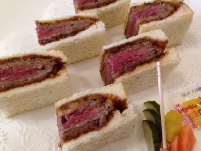 ビーフヘレカツサンド_グリル 梵 銀座店