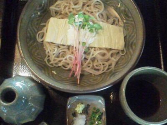 ゆばそば_そば・酒所 そばの花